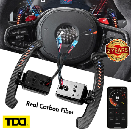 Carbon Fiber Magnetic LED Paddle Shifters