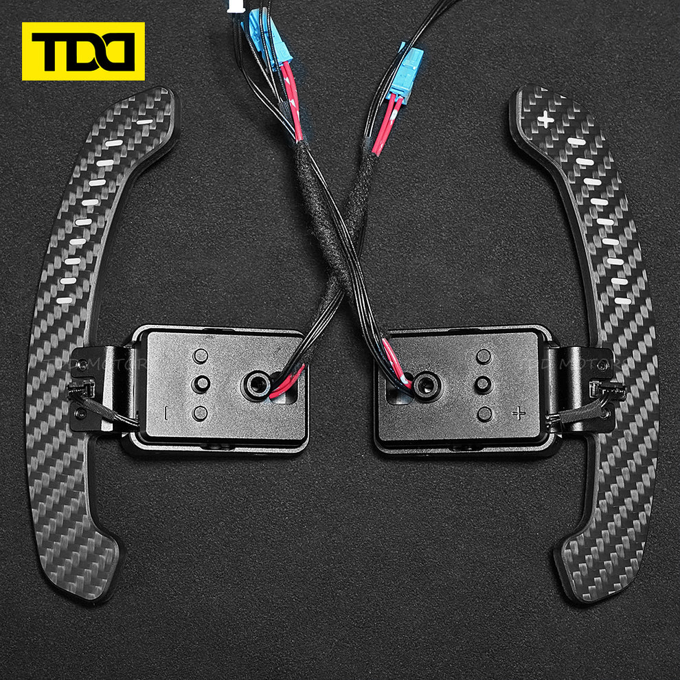 Carbon Fiber Magnetic LED Paddle Shifters