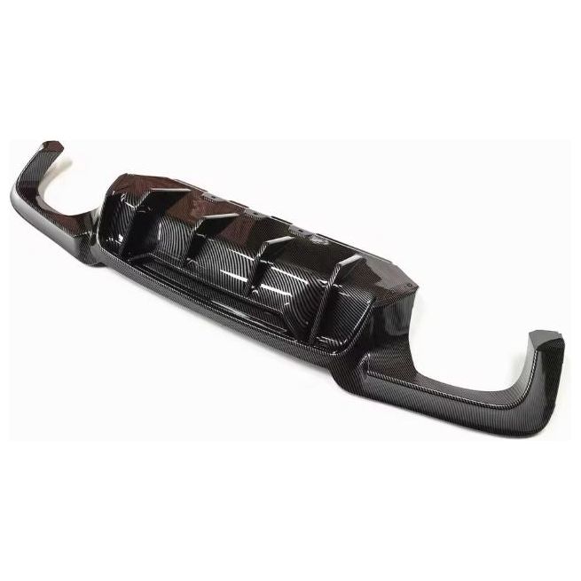 F10 Competition-Style Diffuser (Quad Exhaust) Carbon Look