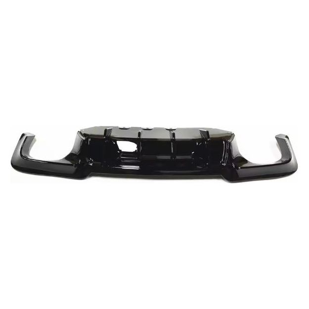 F10 Competition-Style Glossy Black Diffuser (Quad Exit)