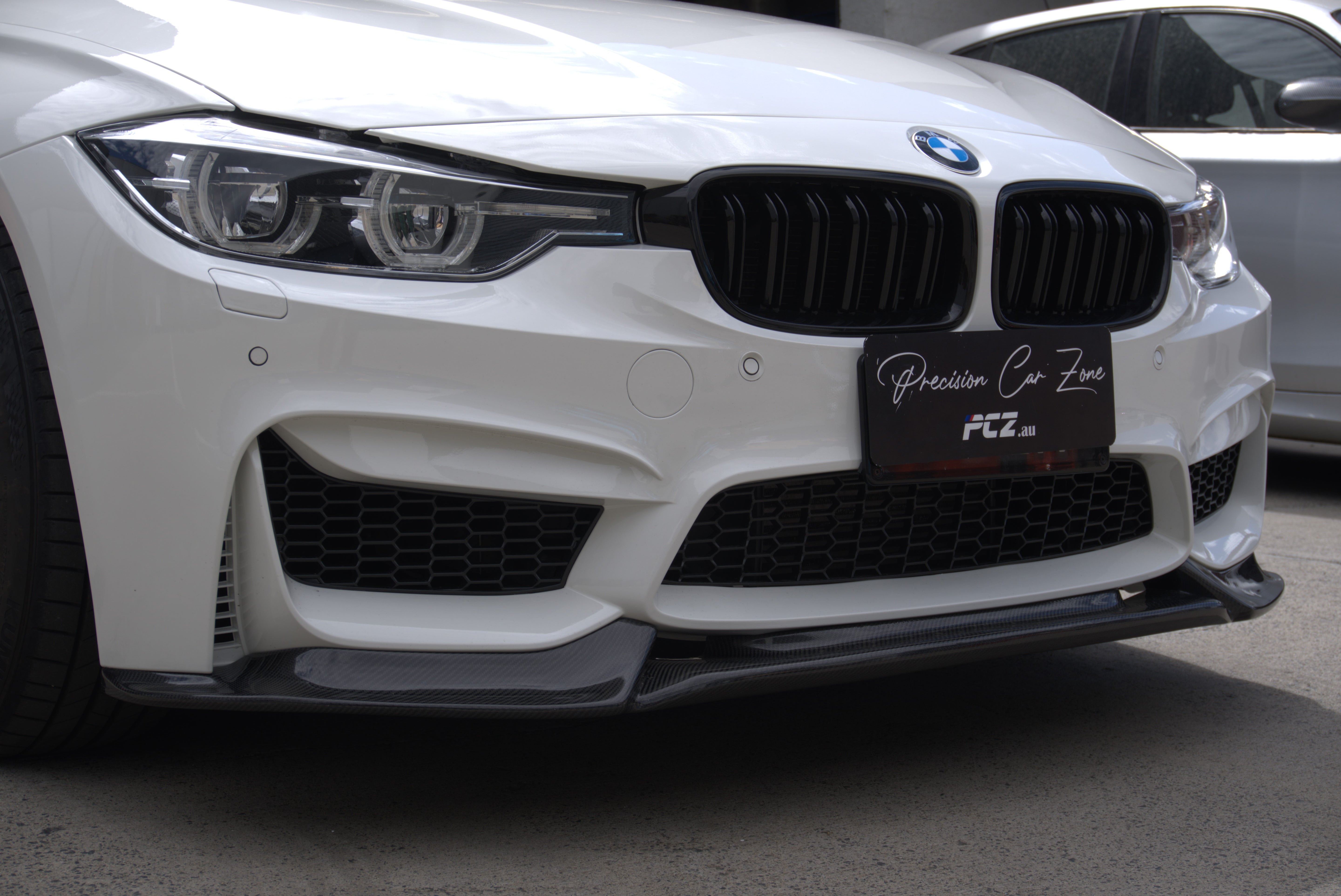 BMW F30 M3-Style Varis Type 2 Front Lip Spoiler – Carbon Fiber