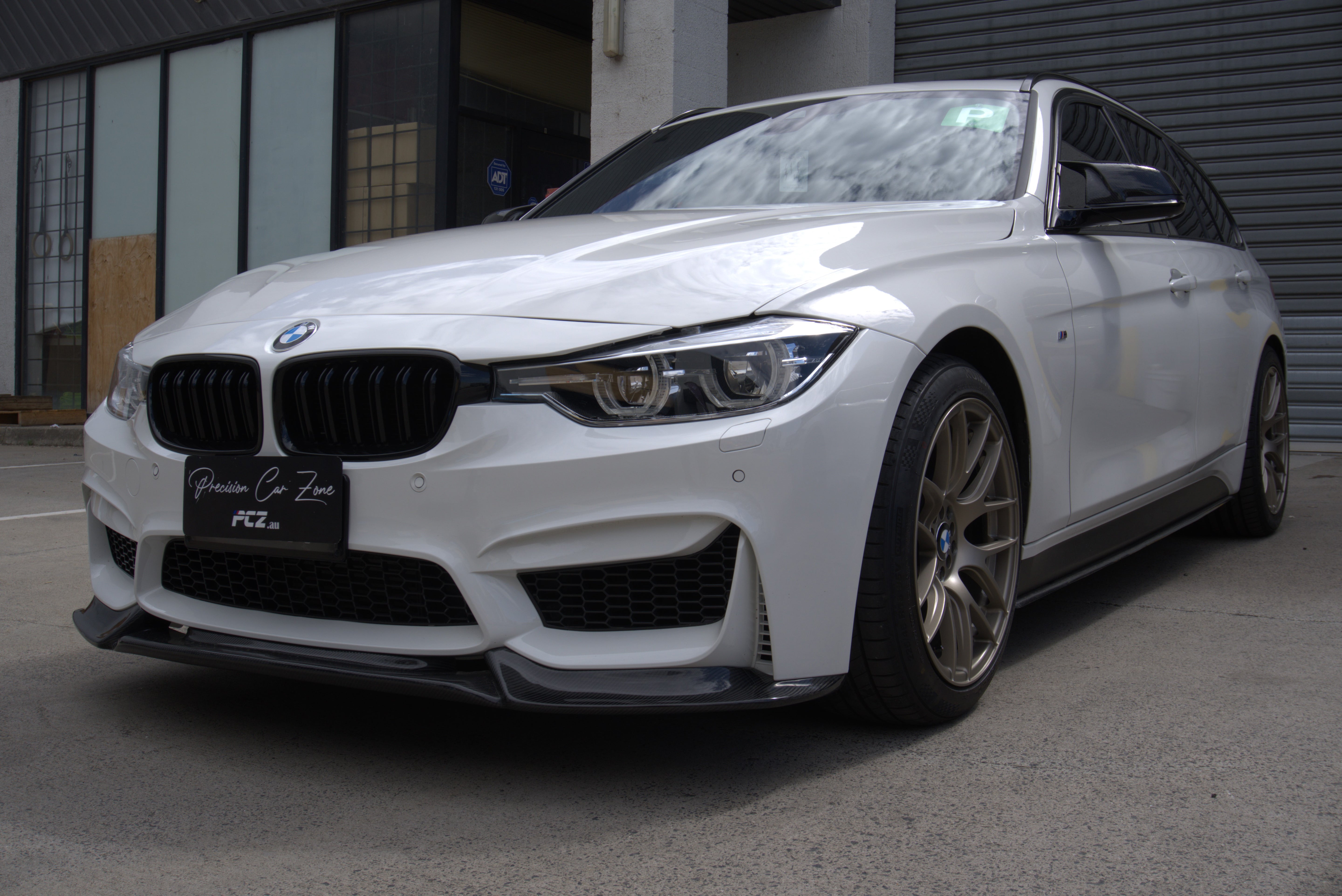 BMW F30 M3-Style Varis Type 2 Front Lip Spoiler – Carbon Fiber
