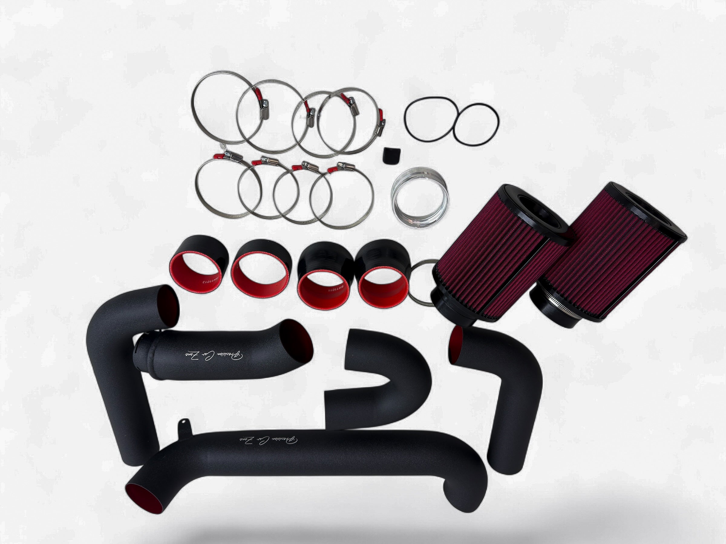 PCZ Front Mount Intake System Powder-Coated Aluminium Pipe | BMW G80 G81 M3 • G82 G83 M4 • G87 M2 | S58 3.0T