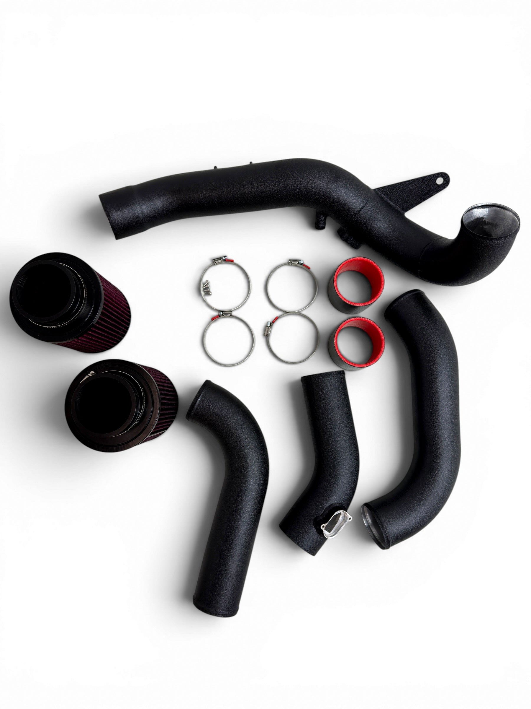 PCZ BMW S55 Front Mount Cold Air Intake Kit - F80 M3 F82 F83 M4 F87 M2 Competition