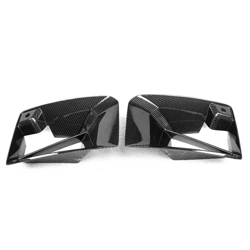BMW M2 G87 MP-Style Front Bumper Vents — Pre-Preg Dry Carbon Fiber