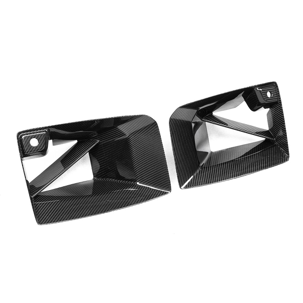 BMW M2 G87 MP-Style Front Bumper Vents — Pre-Preg Dry Carbon Fiber