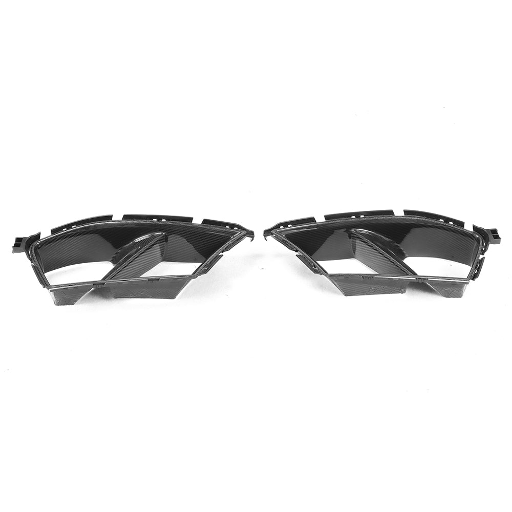 G8X M3 & M4 MP-Style Front Bumper Vent Inlets (Dry Carbon) (2021+)