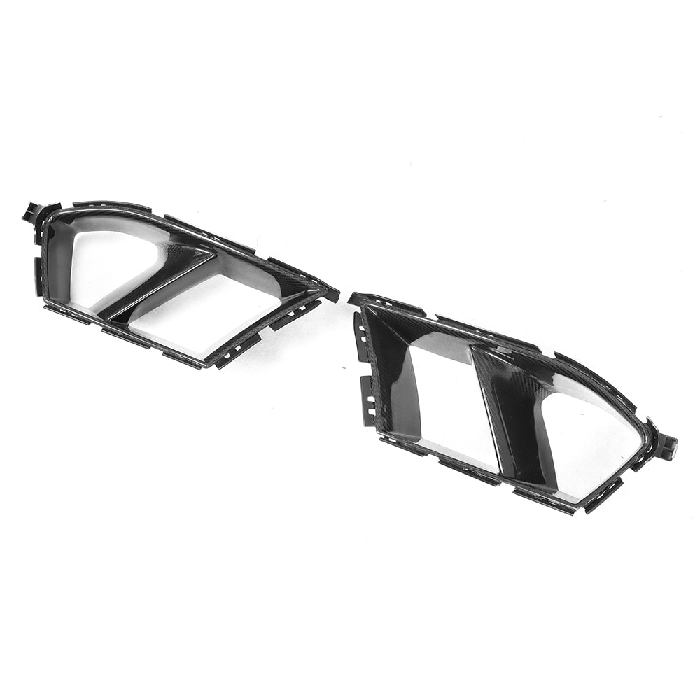 G8X M3 & M4 MP-Style Front Bumper Vent Inlets (Dry Carbon) (2021+)