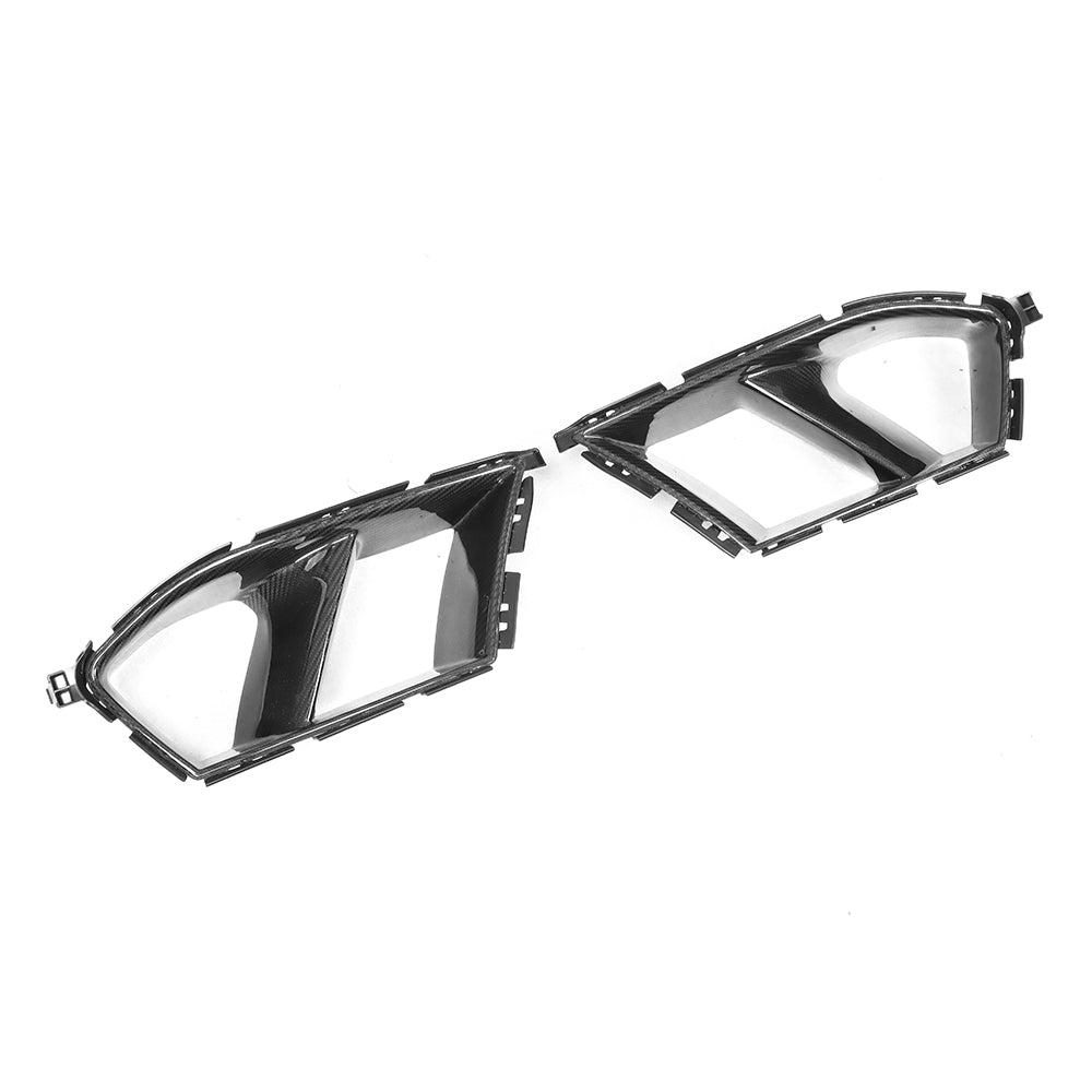 G8X M3 & M4 MP-Style Front Bumper Vent Inlets (Dry Carbon) (2021+)