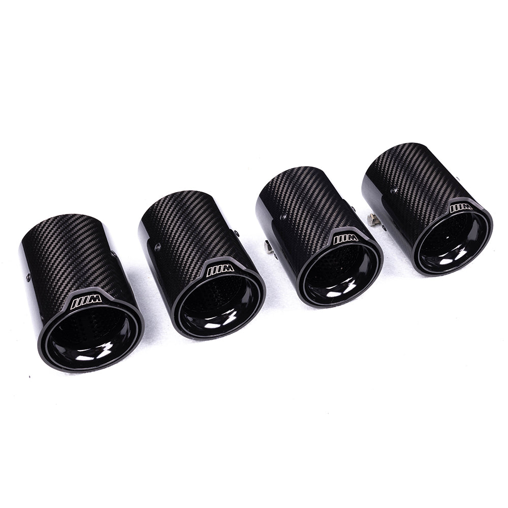 BMW M2 / M3 / M4 Carbon Fiber Exhaust Tips with Inner Mesh
