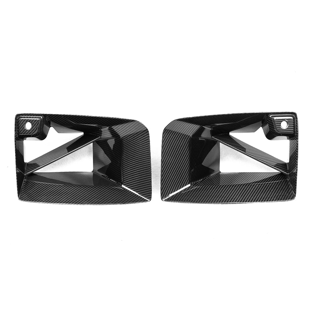 BMW M2 G87 MP-Style Front Bumper Vents — Pre-Preg Dry Carbon Fiber
