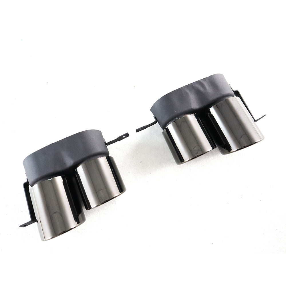 BMW 3 Series G20 Quad Stainless Steel Exhaust Tips (2019–2022)