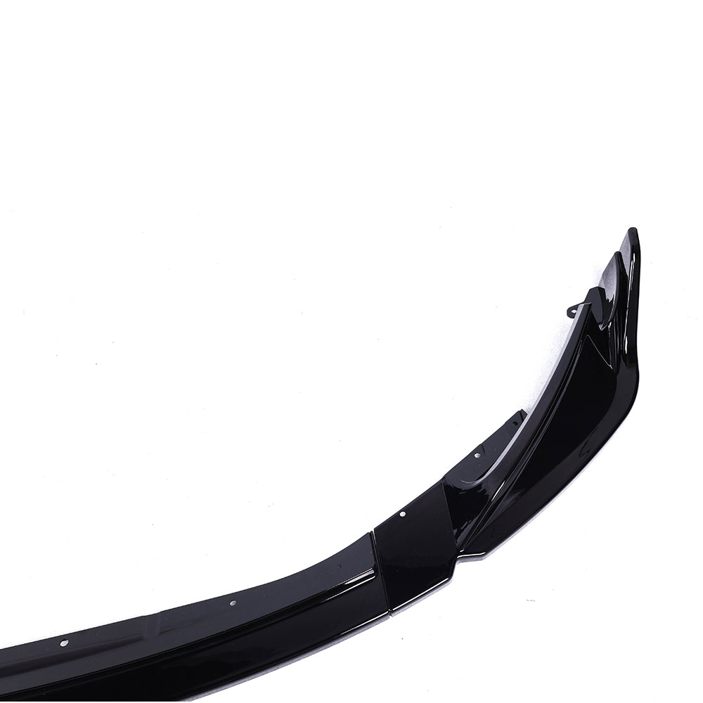 G80 / G82 V2 Style Front Lip Spoiler — Piano Gloss Black