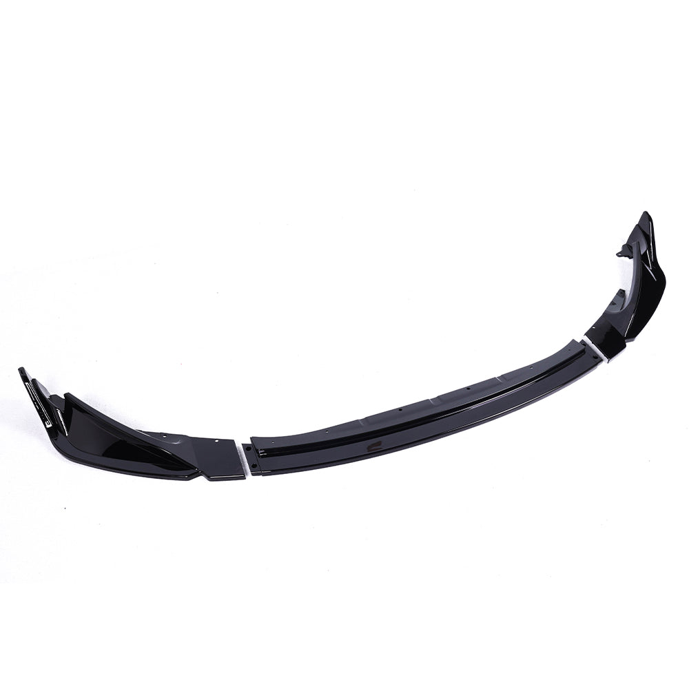 G80 / G82 V2 Style Front Lip Spoiler — Piano Gloss Black