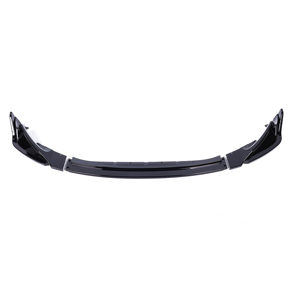 G80 / G82 V2 Style Front Lip Spoiler — Piano Gloss Black