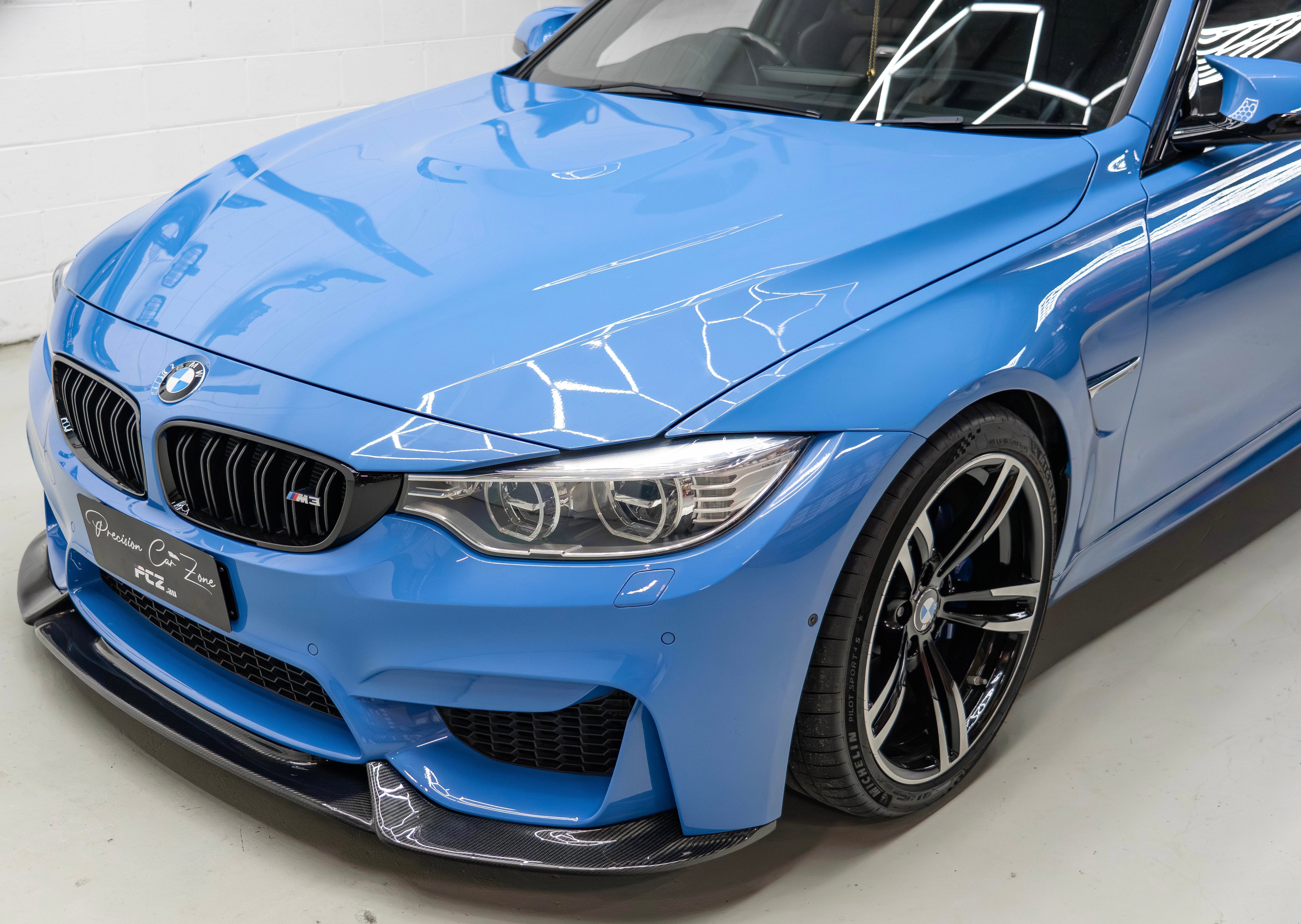 BMW F80 / F82 / F83 M3 M4 Varis Type 2 Carbon Fiber Front Lip Spoiler (2014–2019)