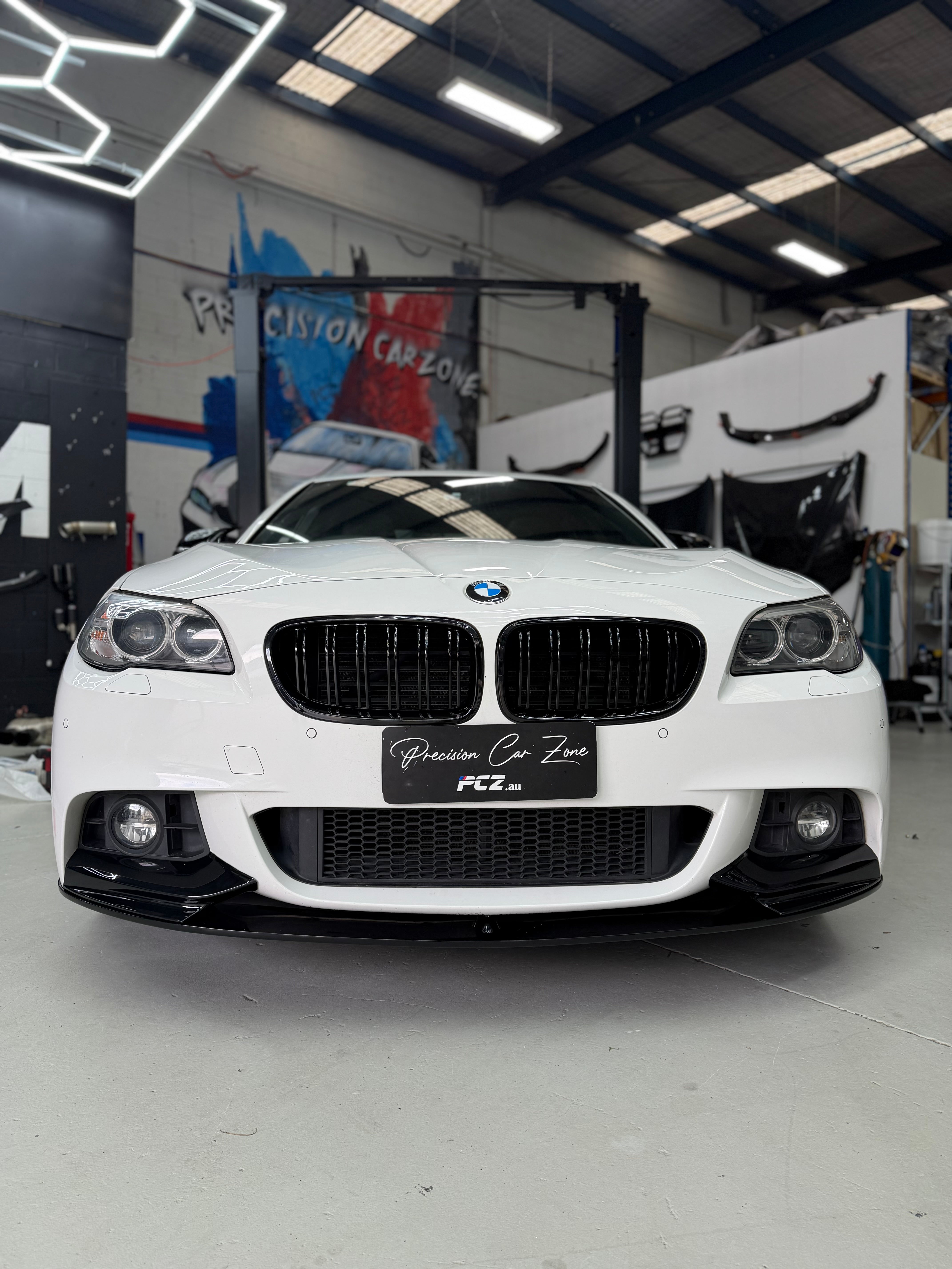 F10 M-Performance For M-Tech Front Lip Gloss Black