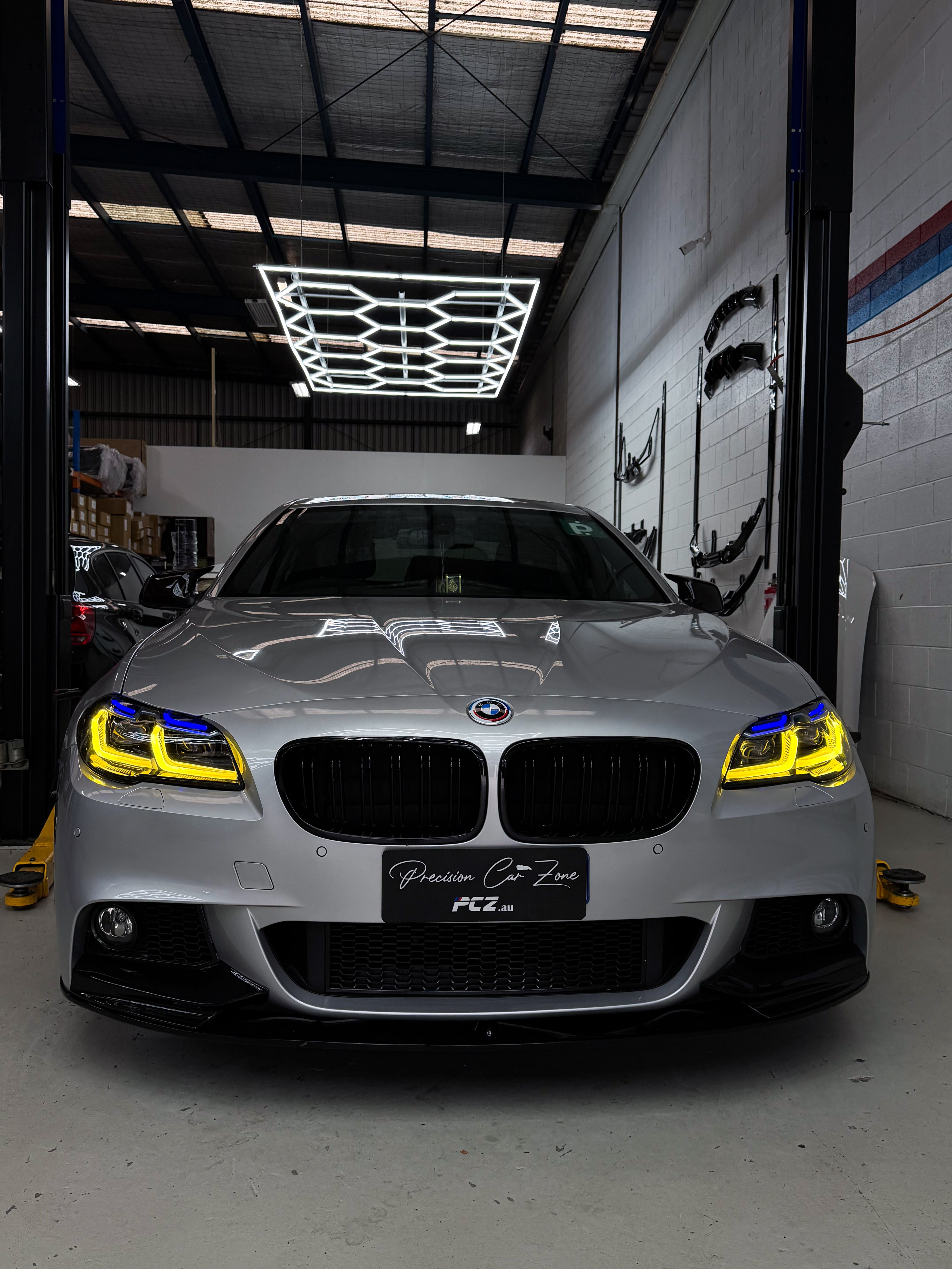 BMW 5 Series F10 G-Style LED Headlight Upgrade (2010–2016)
