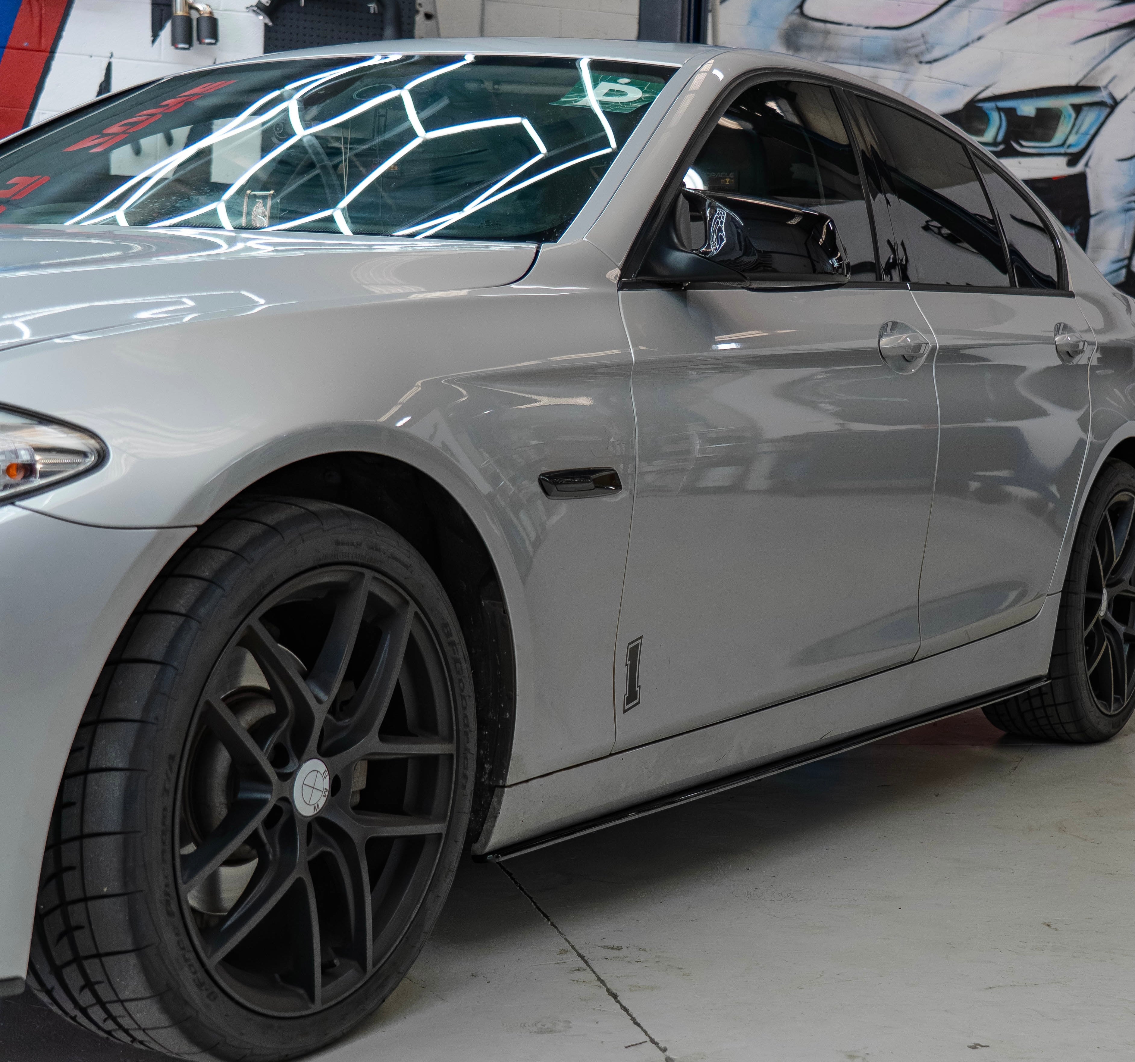 F10 F11 M5 Pre M-Performance Side Mirror Cover Caps  Gloss Black