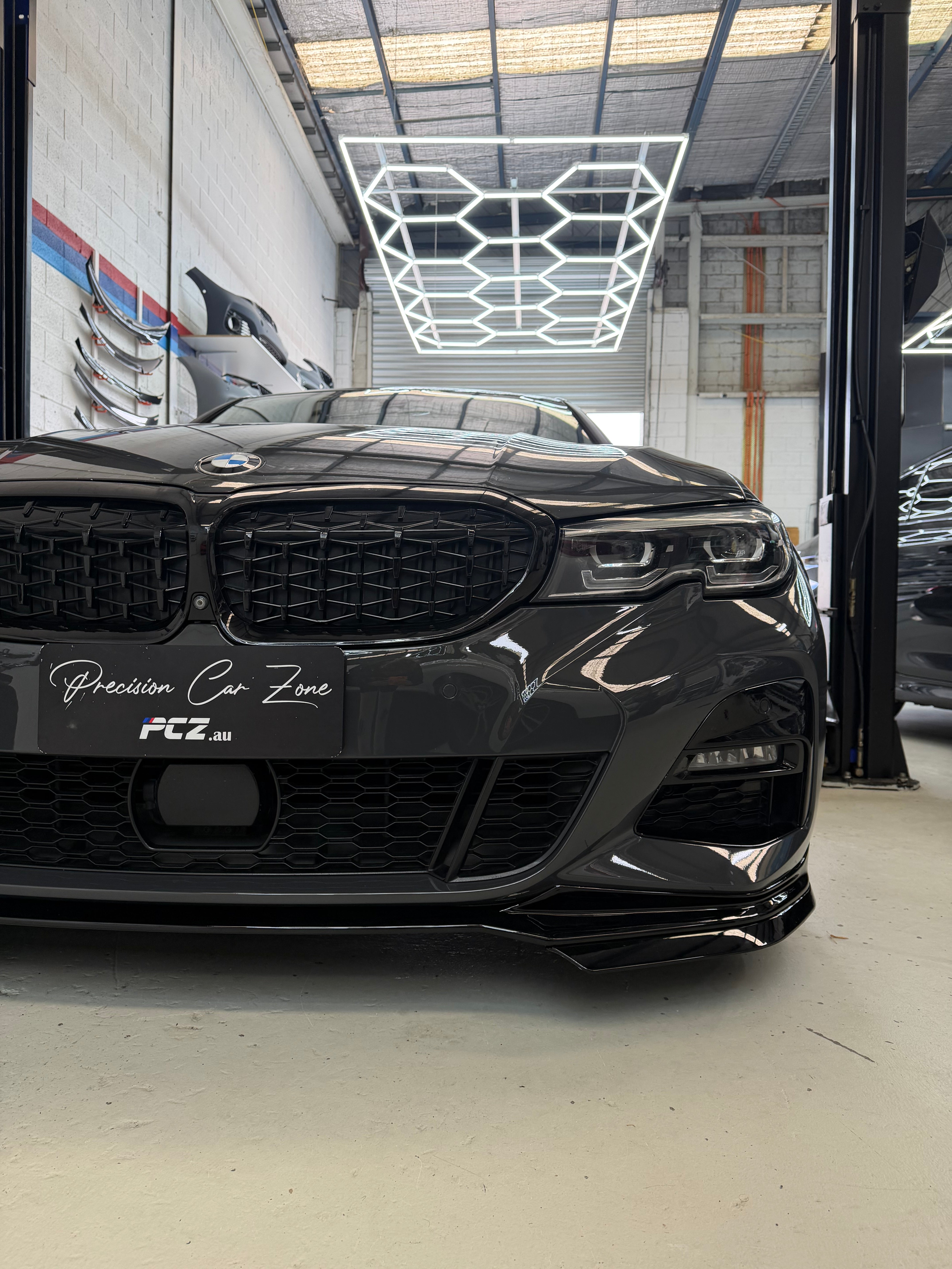 BMW G20 Pre-LCI M Sport/ M-Performance Style Front Lip (Glossy Black)