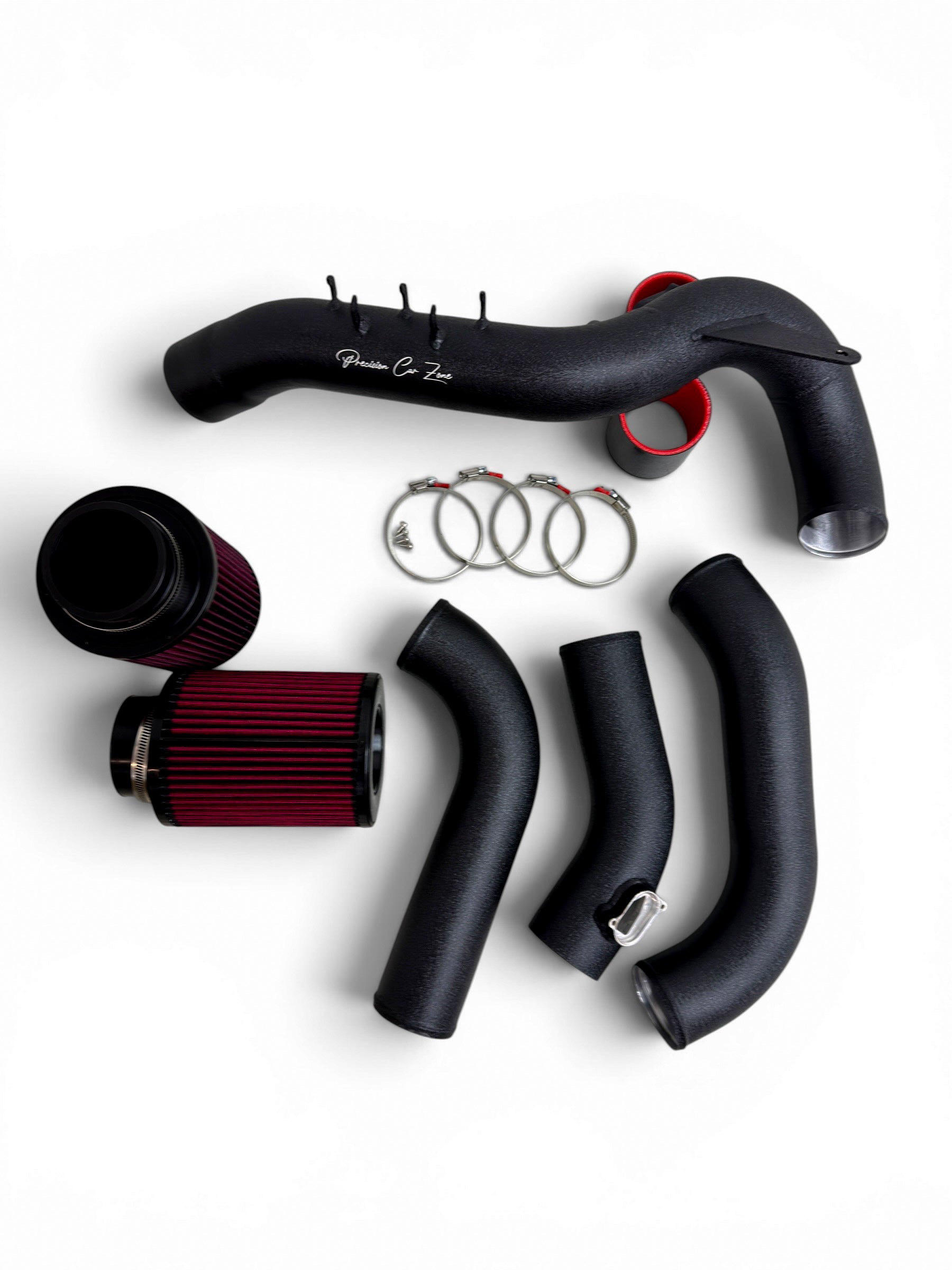 PCZ BMW S55 Front Mount Cold Air Intake Kit - F80 M3 F82 F83 M4 F87 M2 Competition