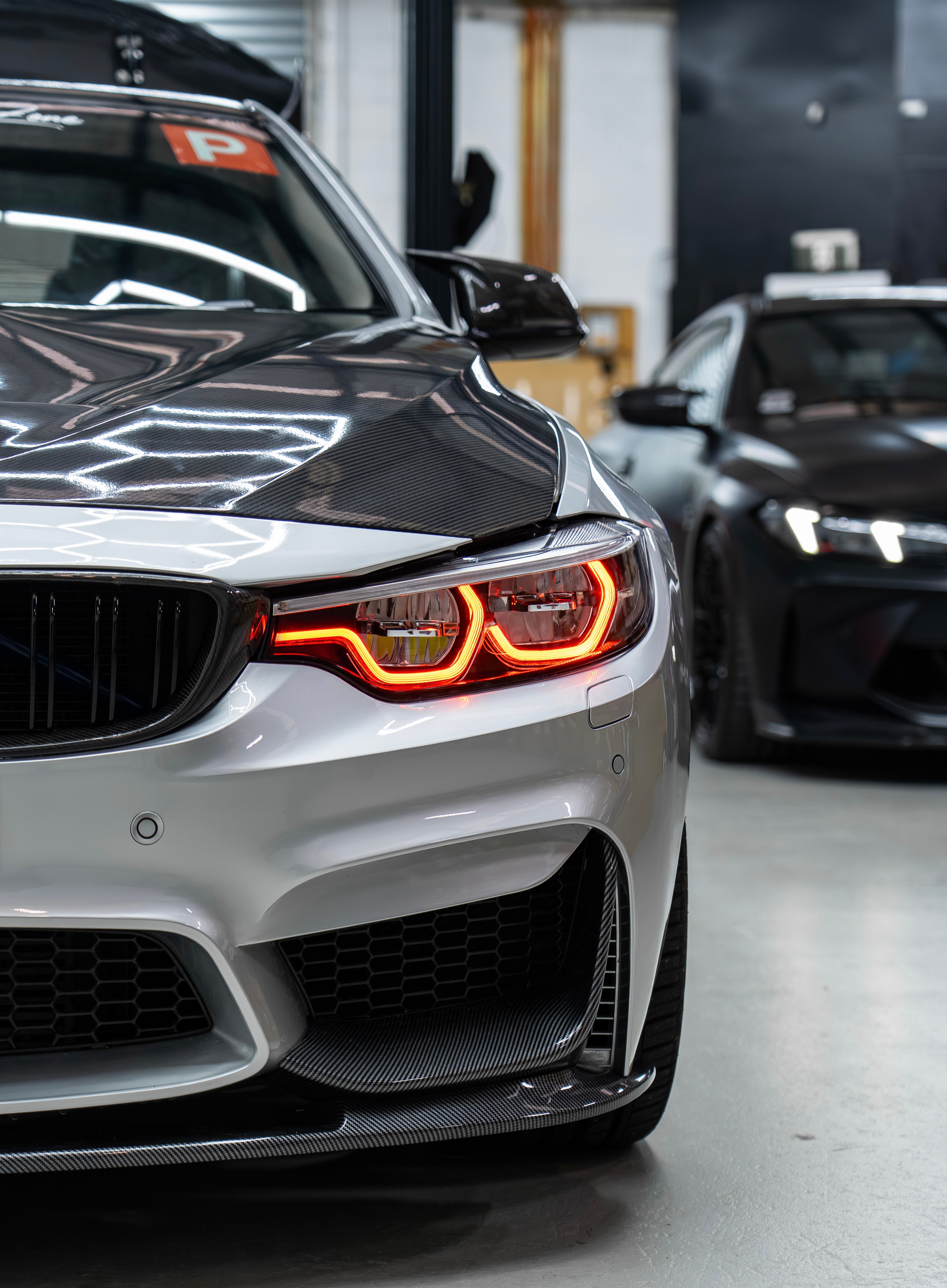 M4/M3 IKON LCI Triple-White/Yellow/Red V2 LED Headlights – Ultimate Plug & Play Upgrade for F32/F36 & F80/F82