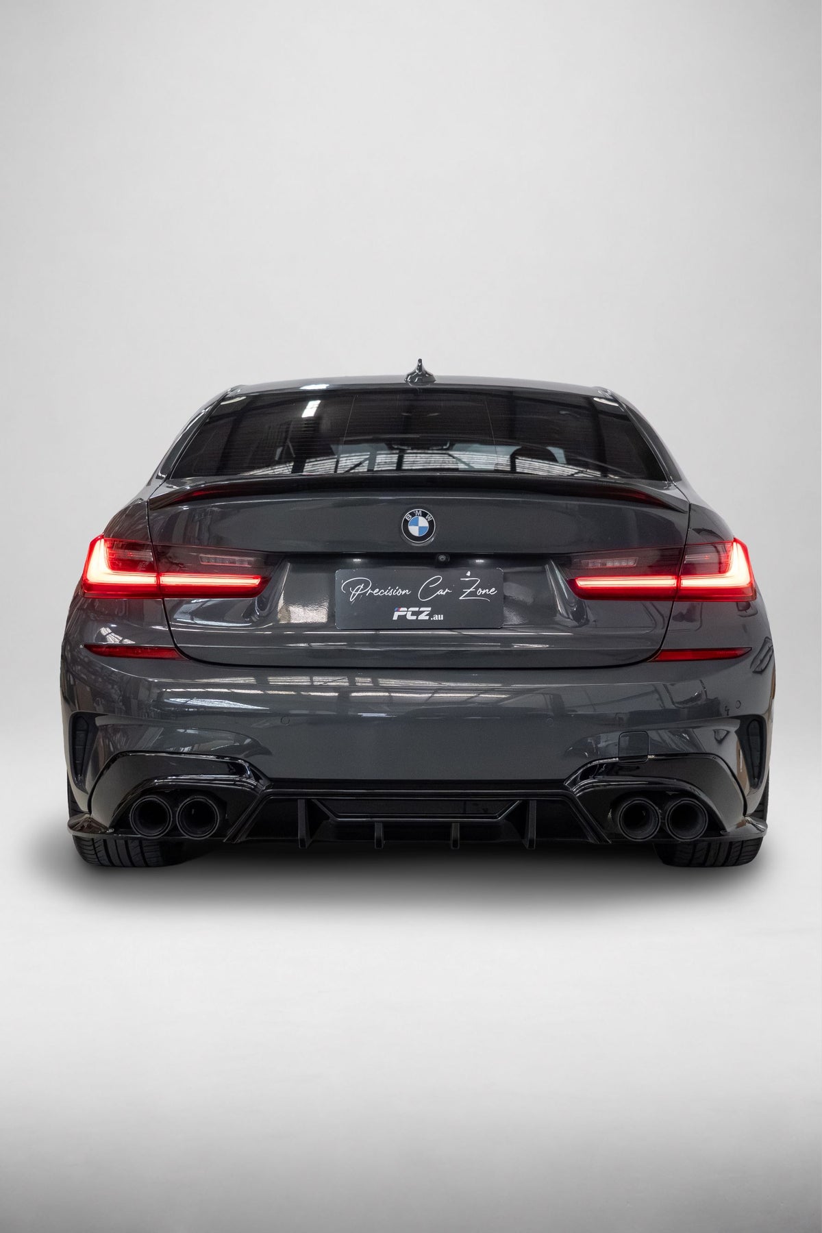 BMW G20 Competition Style Rear Diffuser Gloss Black (2019–2022 M Sport)