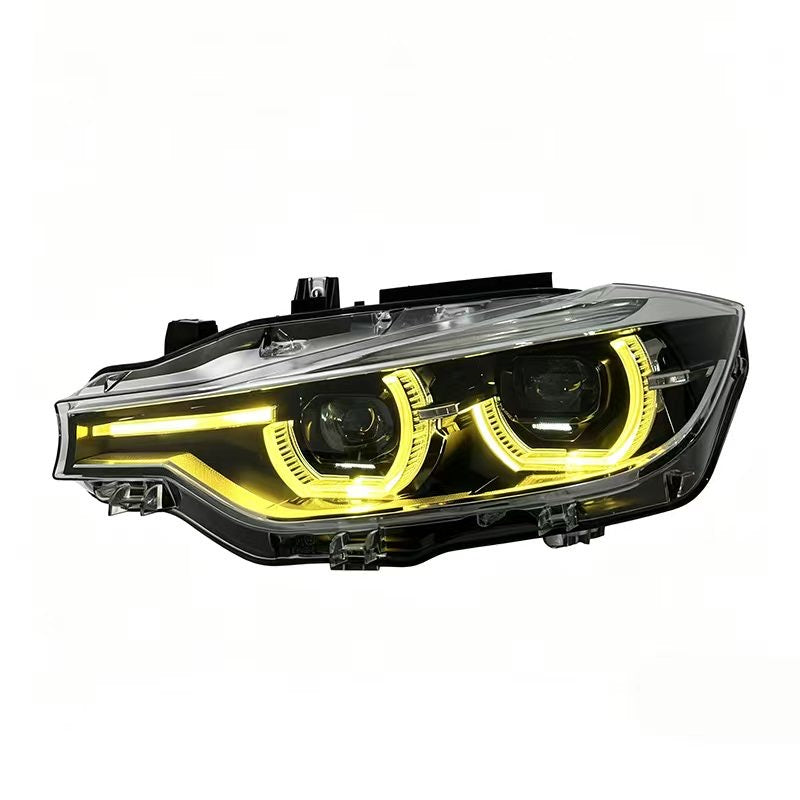 IKON LCI Headlight Upgrade – BMW F30 Pre-LCI (2012–2015) Dual-Colour White/Yellow Halogen