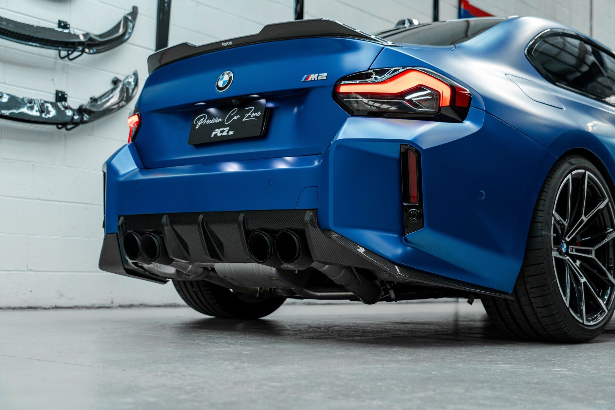 BMW G87 M2 Rear Splitter – Pre-Preg Dry Carbon Fiber