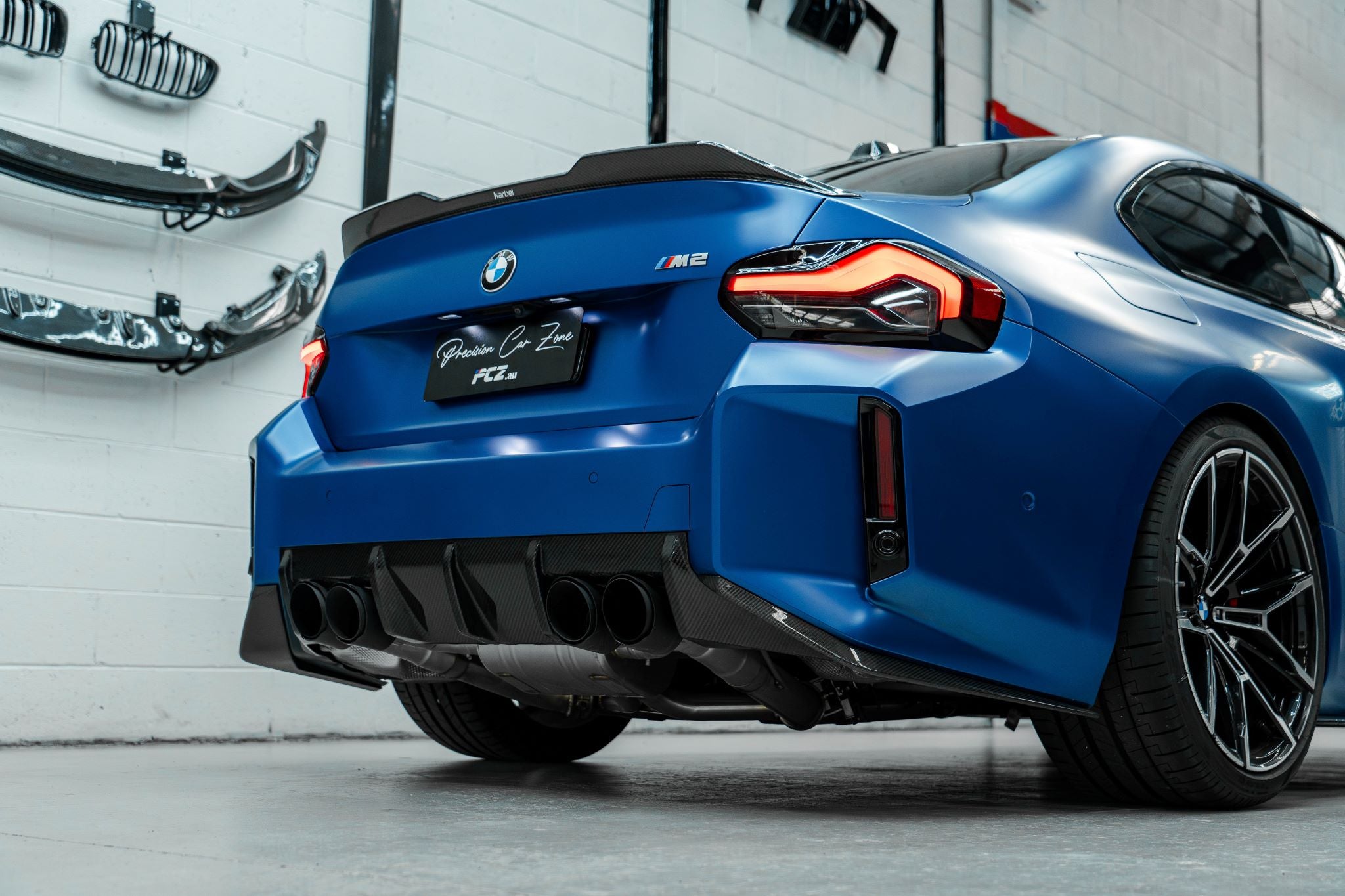 BMW G87 M-Performance Style Rear Diffuser — Pre-Preg Dry Carbon