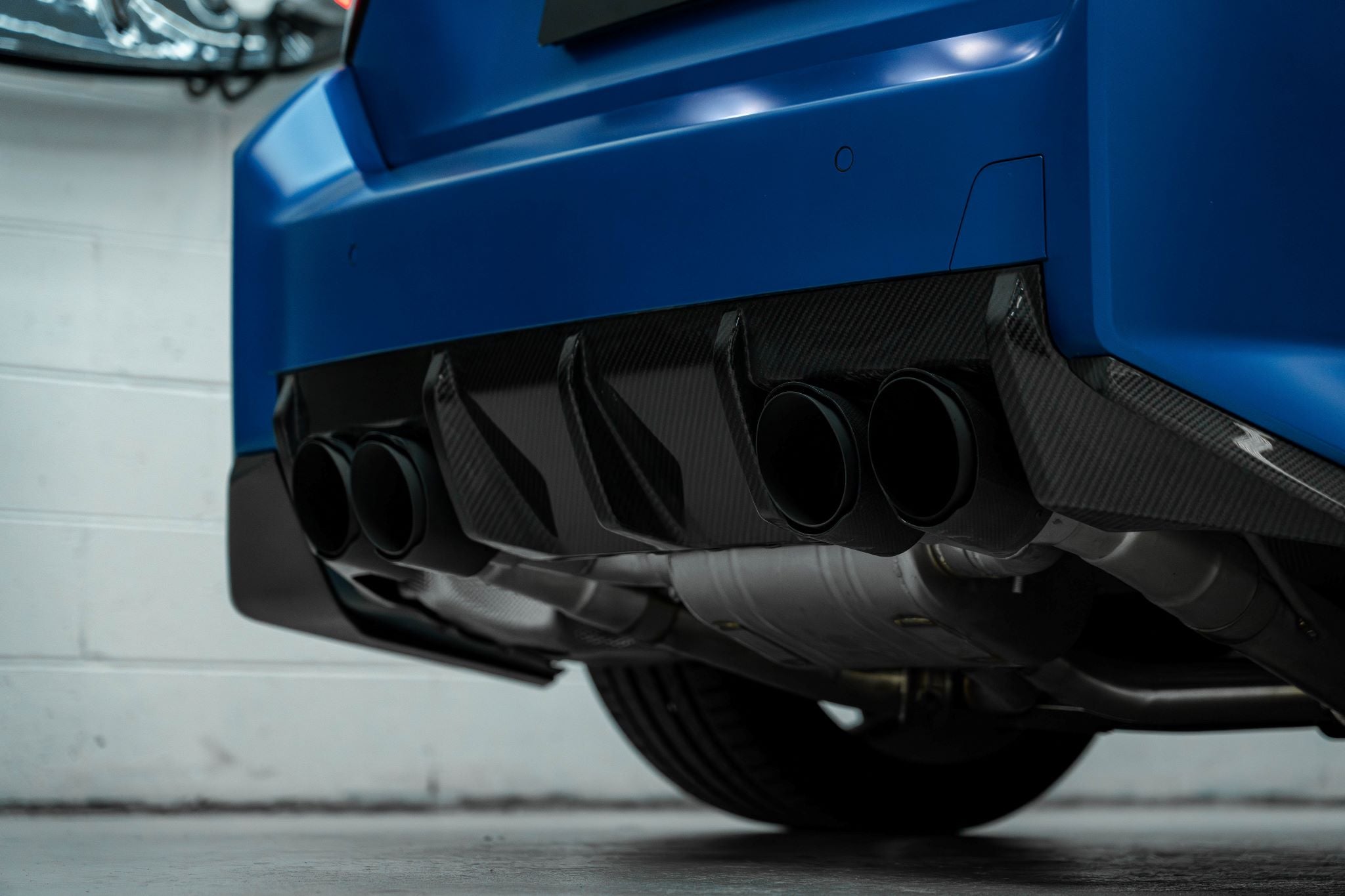 BMW G87 M-Performance Style Rear Diffuser — Pre-Preg Dry Carbon