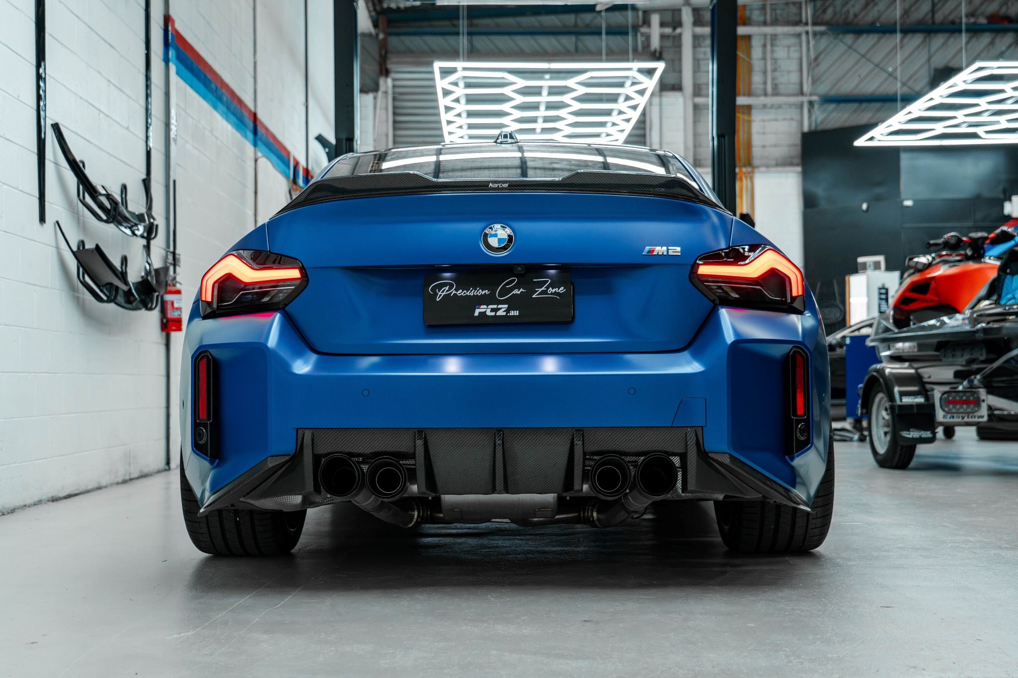 BMW G87 M-Performance Style Rear Diffuser — Pre-Preg Dry Carbon