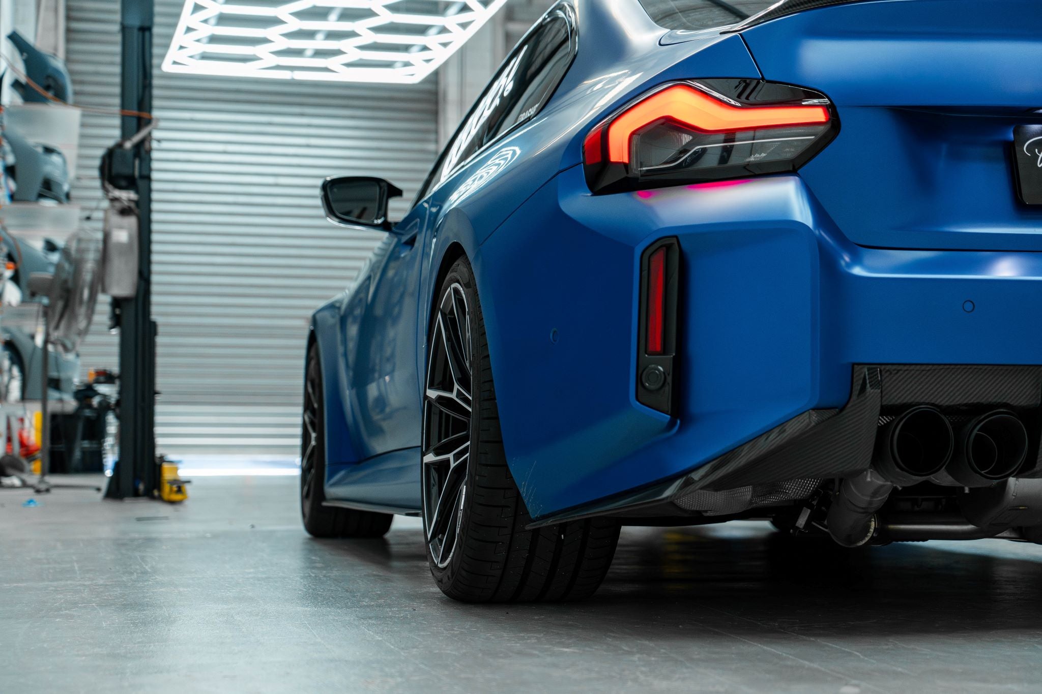 BMW G87 M2 Rear Splitter – Pre-Preg Dry Carbon Fiber
