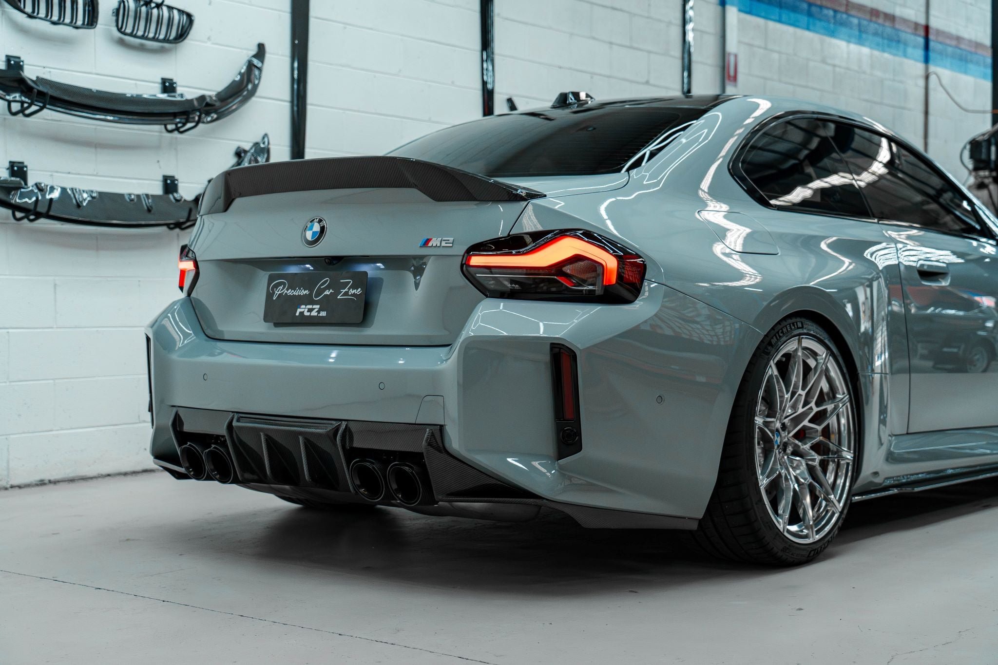 BMW G87 MHC-Performance Style Rear Diffuser — Pre-Preg Dry Carbon