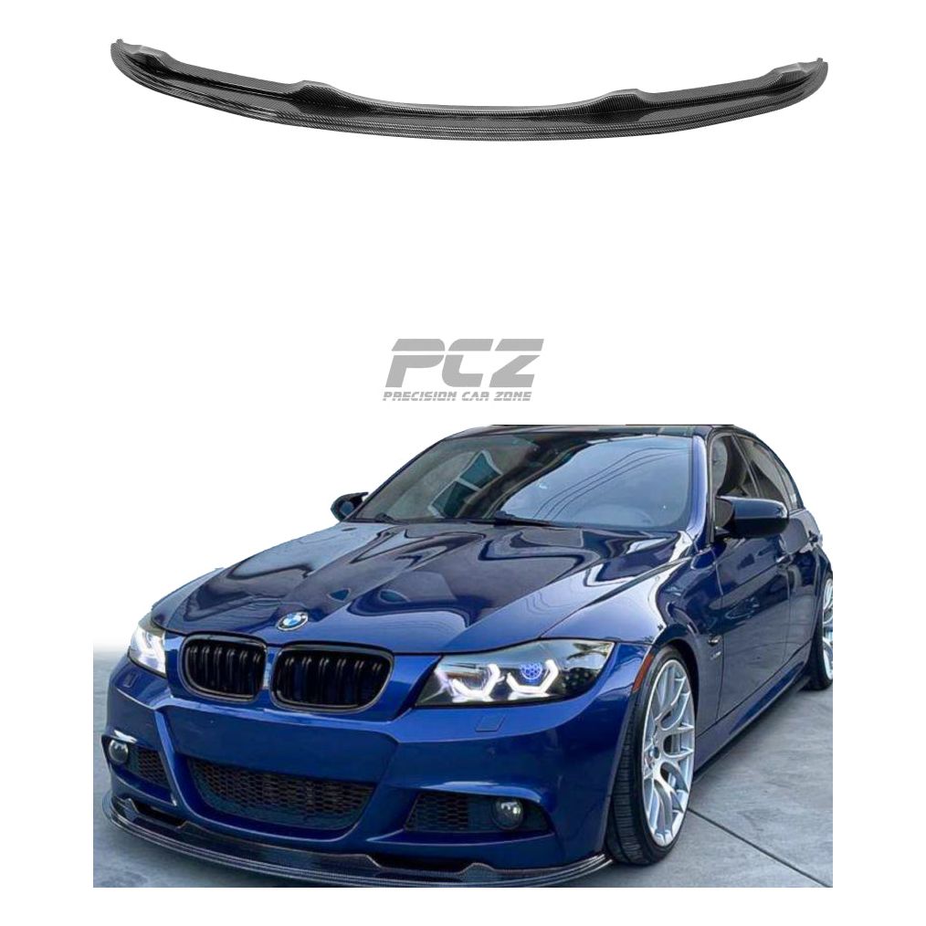BMW E90 PRE 2005-08 Front Lip M Tech Bumper Carbon Look