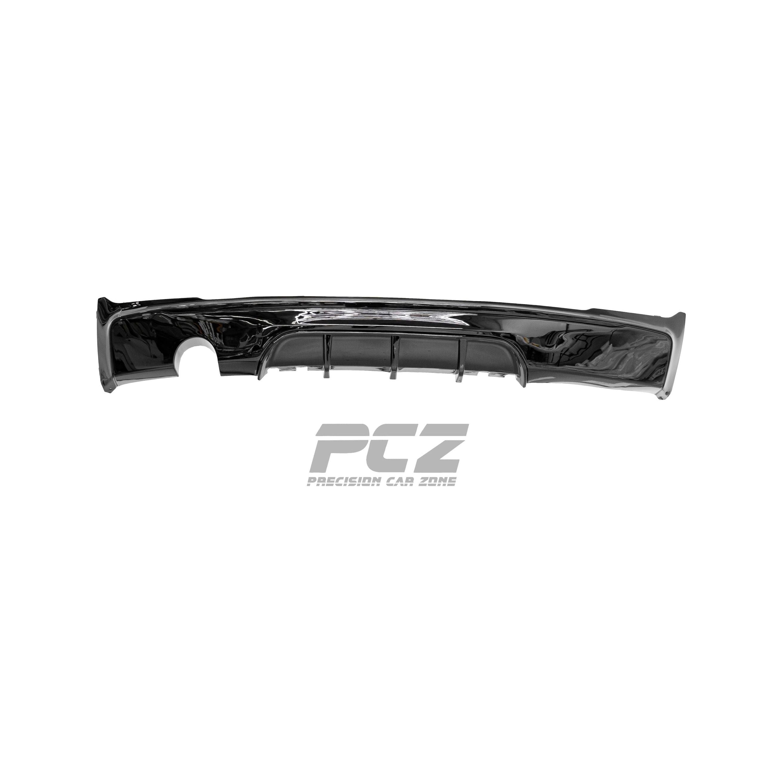 F22 M-Performance Style Diffuser (Single Exit Exhaust) Glossy Black