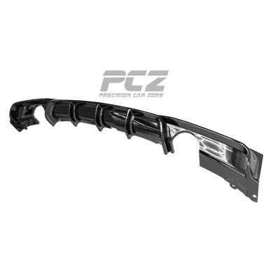 F30 M-Performance Style Diffuser Dual Exhaust Glossy Black 0-0