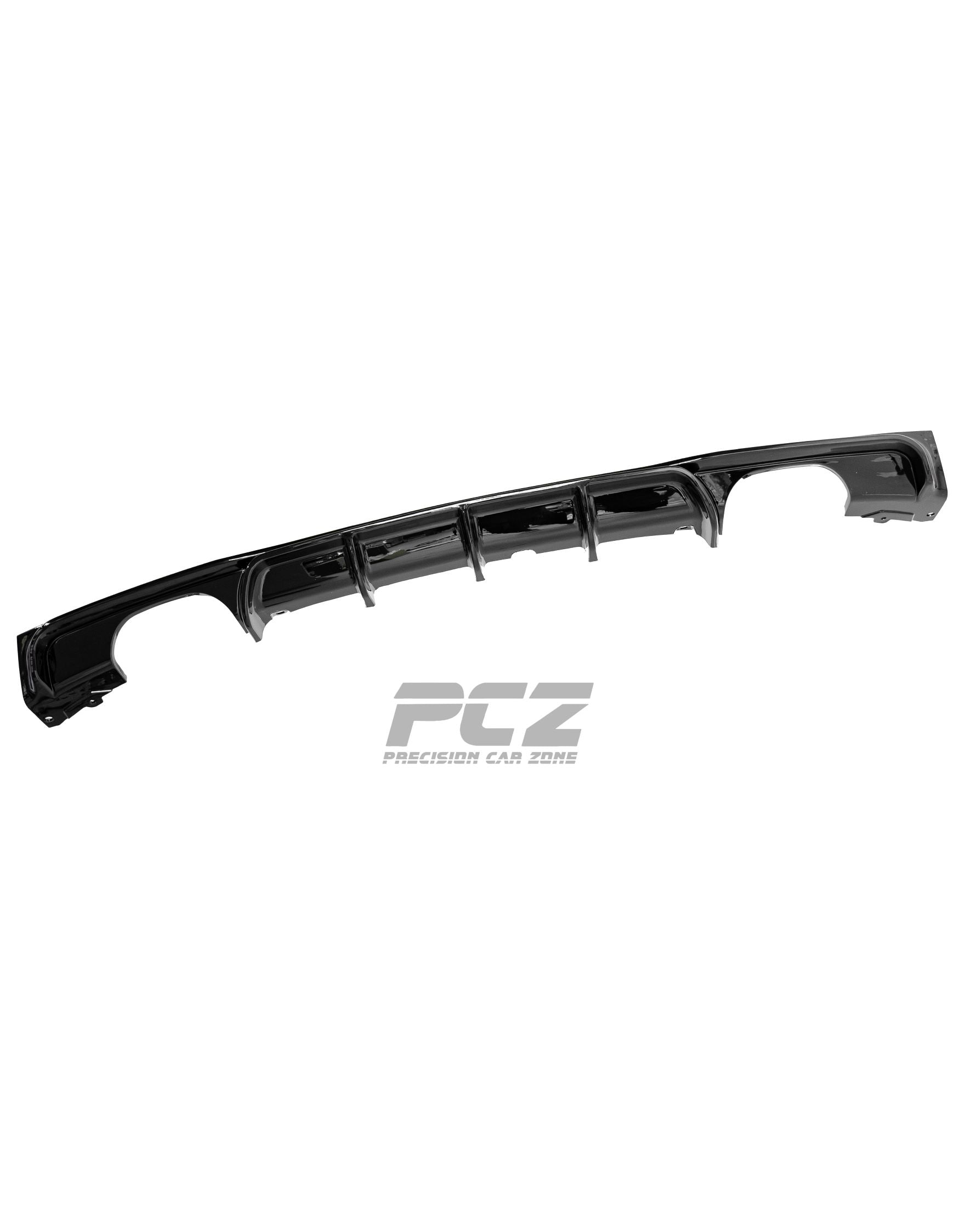 BMW F30/F31/F35 M Sport Quad Exit Rear Diffuser Gloss Black – M Performance Style