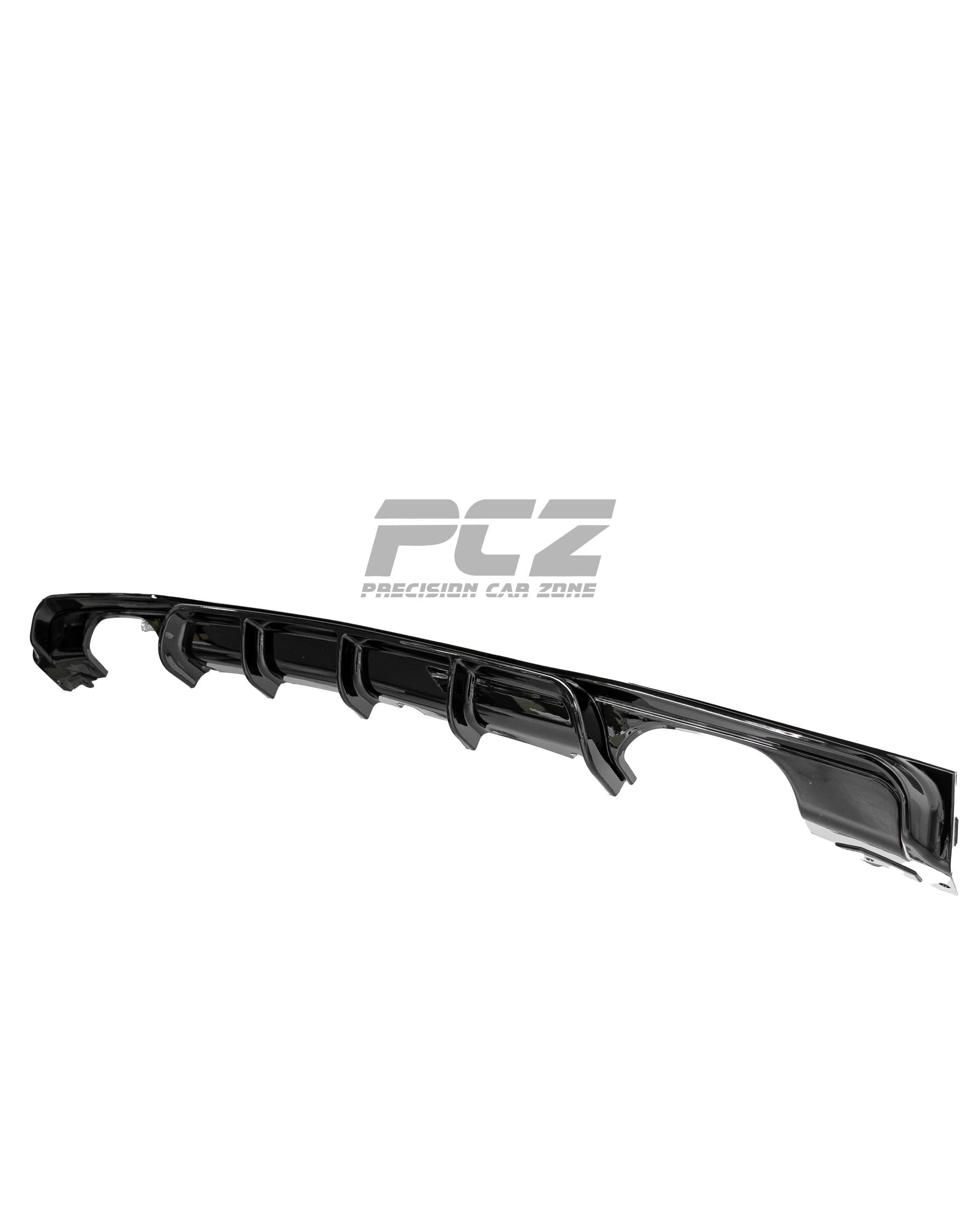 BMW F30/F31/F35 M Sport Quad Exit Rear Diffuser Gloss Black – M Performance Style