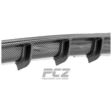F30 M-Performance Style Diffuser Dual Exhaust Carbon Look 0-0