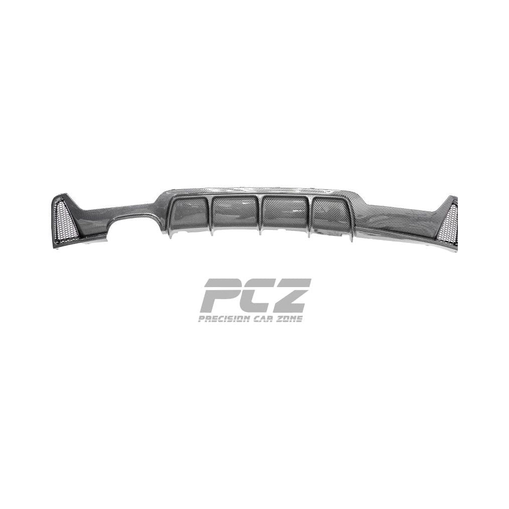 F32/F33/F36 M-Performance Didffuser (Dual Single Outlet) Carbon Look