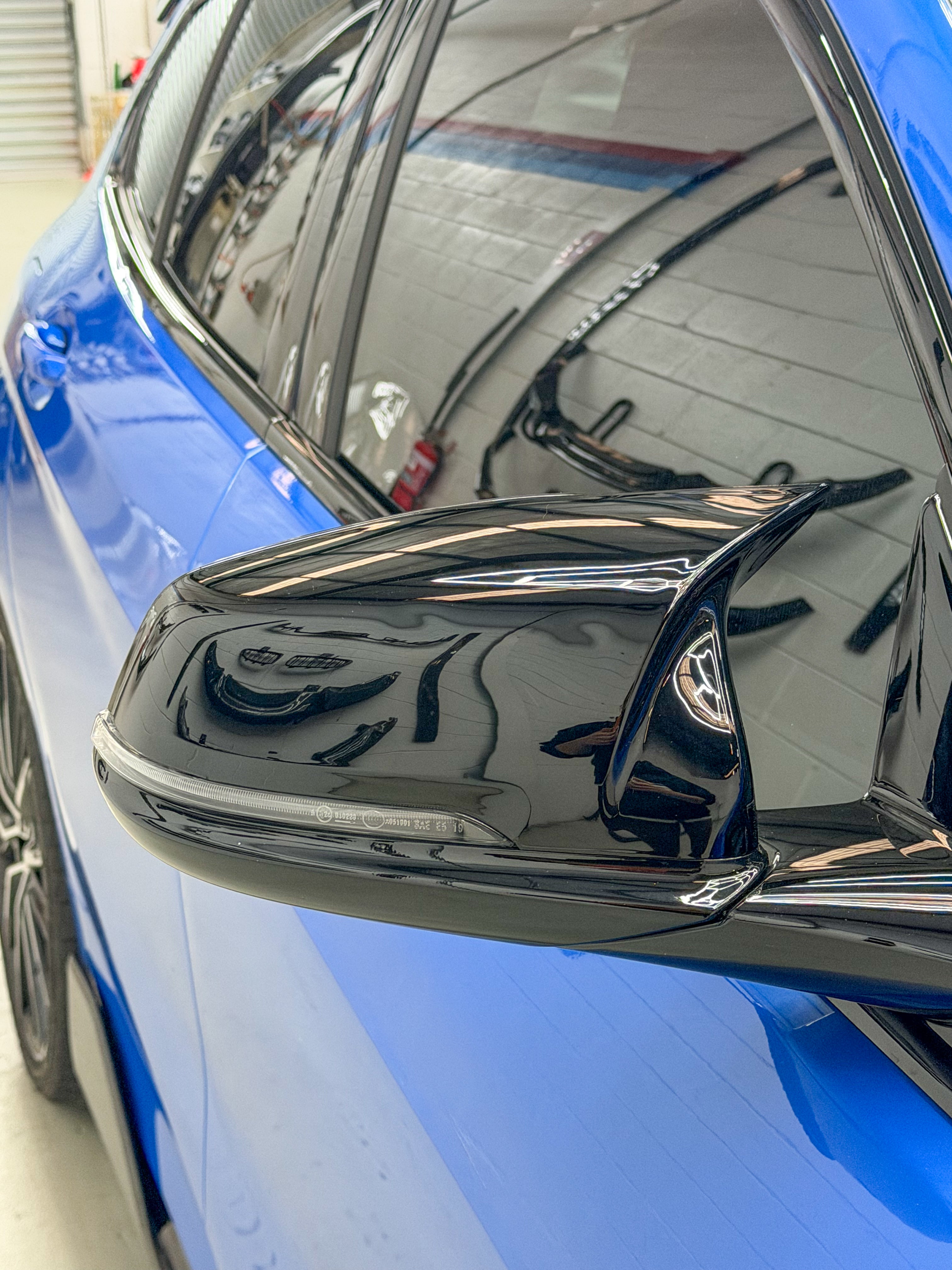 BMW F40 F52 F44 F48 F39 G29 M Style Gloss Black Replacement Mirror Cover Caps