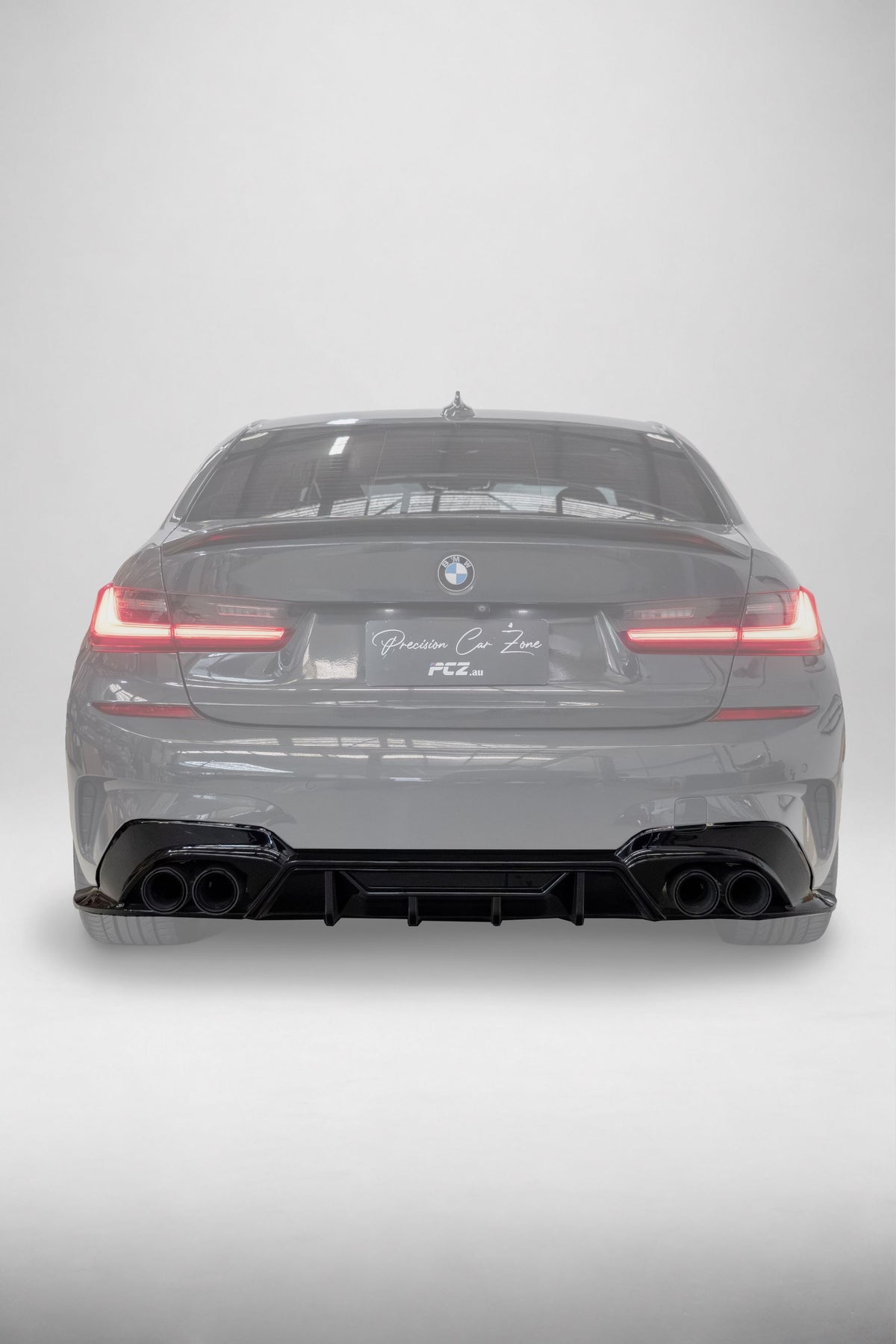 BMW G20 Competition Style Rear Diffuser Gloss Black (2019–2022 M Sport)