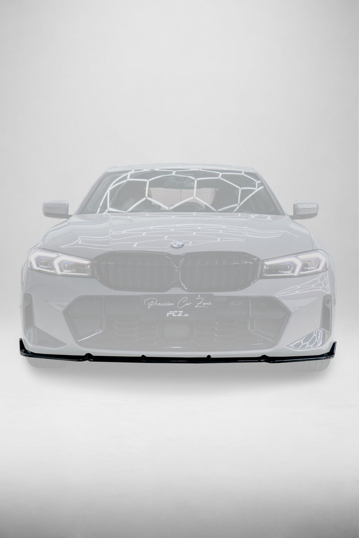 BMW G20 G21 LCI 3 Series Max-Style Front Lip Splitter – Gloss Black (2023–2026)