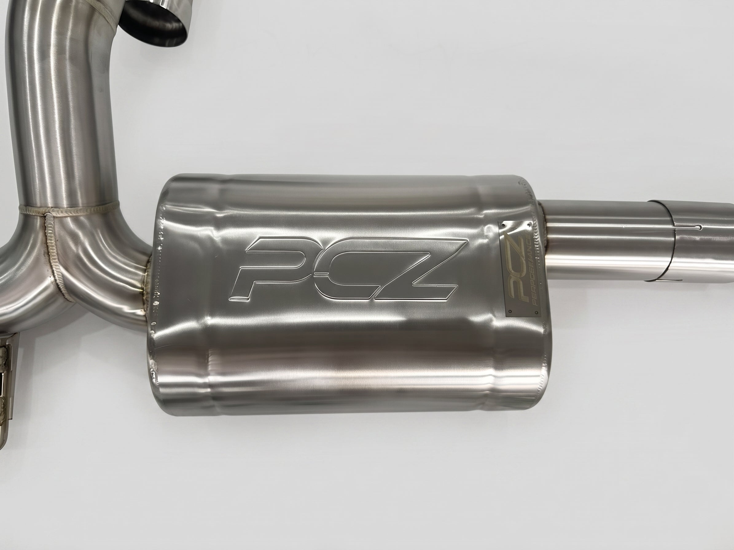 PCZ Performance BMW G20 Dual Single-Exit Valved Sport Exhaust Tail Section w/ M Tips (0--0)