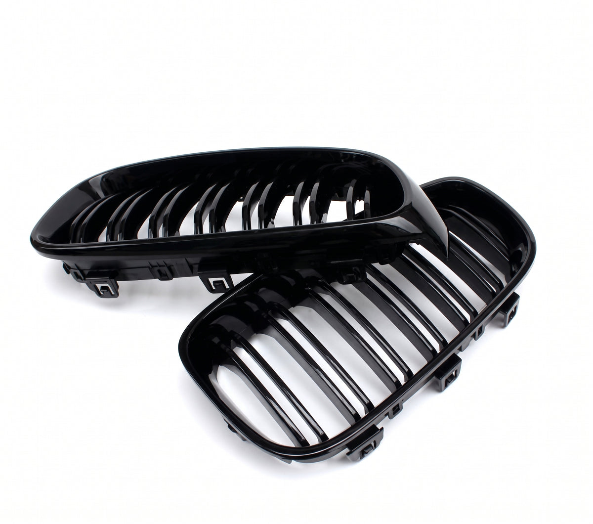 BMW 3 Series GT F34 Gloss Black Dual Slat Front Kidney Grilles (2013–2020)