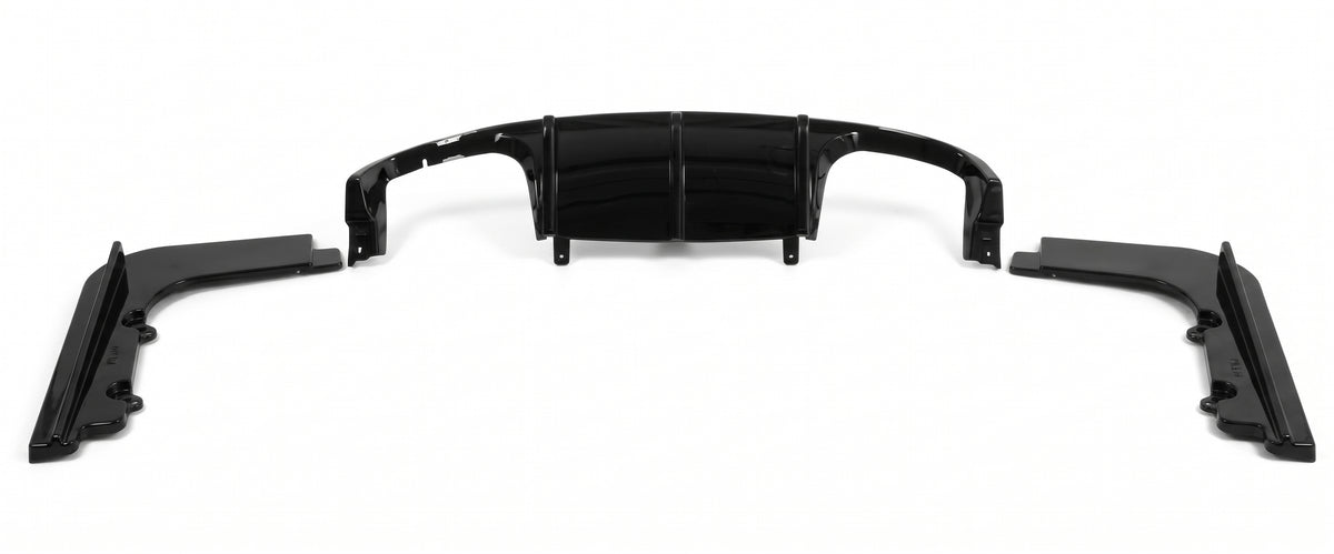 BMW E92 / E93 M3 High-Gloss Black Rear Bumper Diffuser (2007–2013)