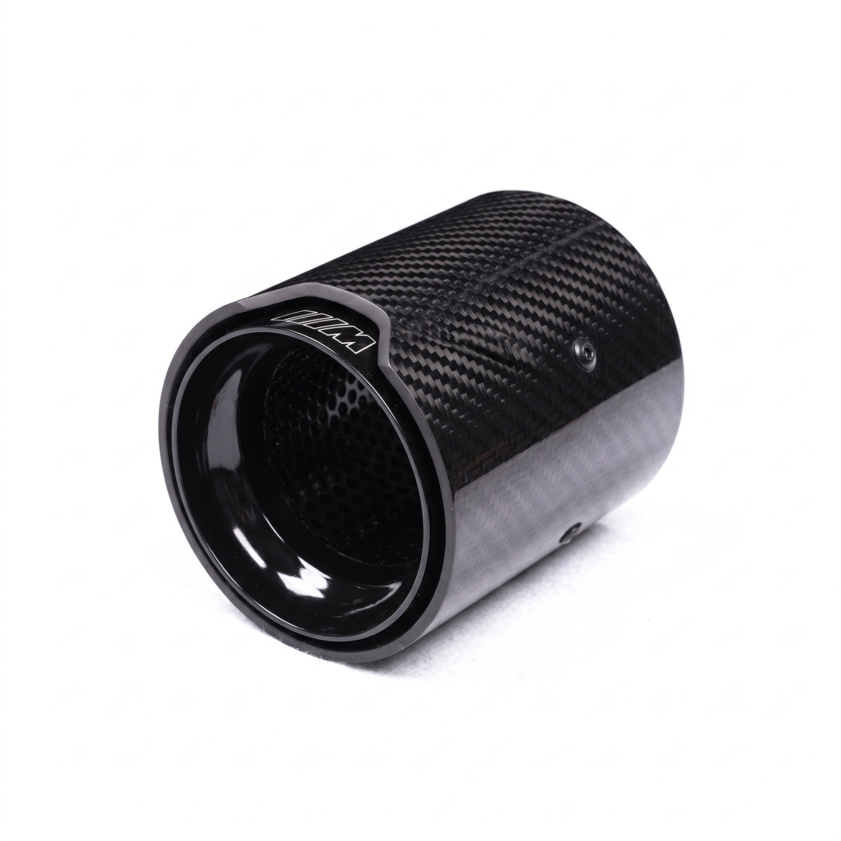 M-Style Carbon Fiber & Gloss Black Exhaust Tips – 63mm Inlet | 92mm Outlet | 120mm Length