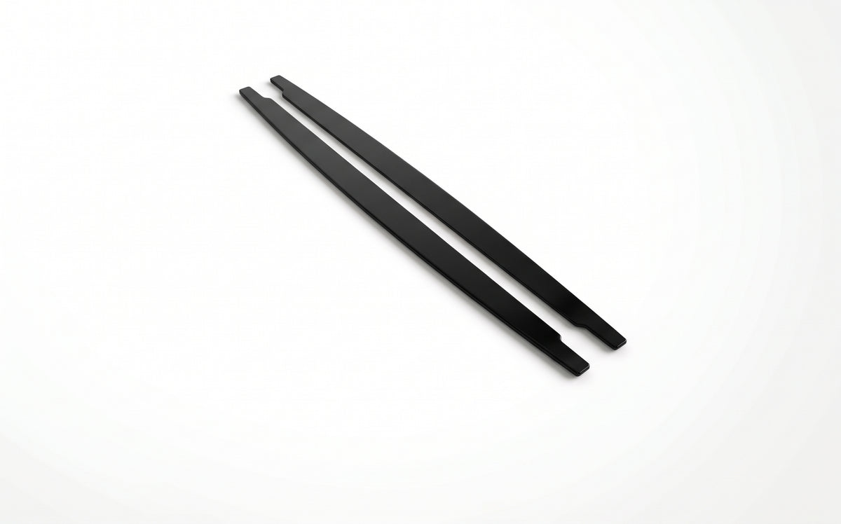 BMW E92 / E93 M3 High-Gloss Black Side Skirt Extensions (2007–2013)