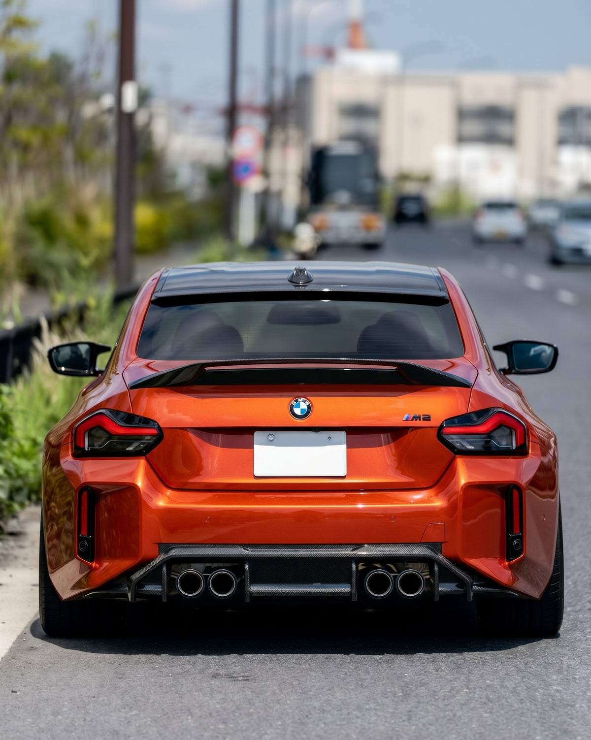 BMW G87 M2 / G42 2 Series V2 Rear Trunk Spoiler – Dry Carbon Fibre | 2022+